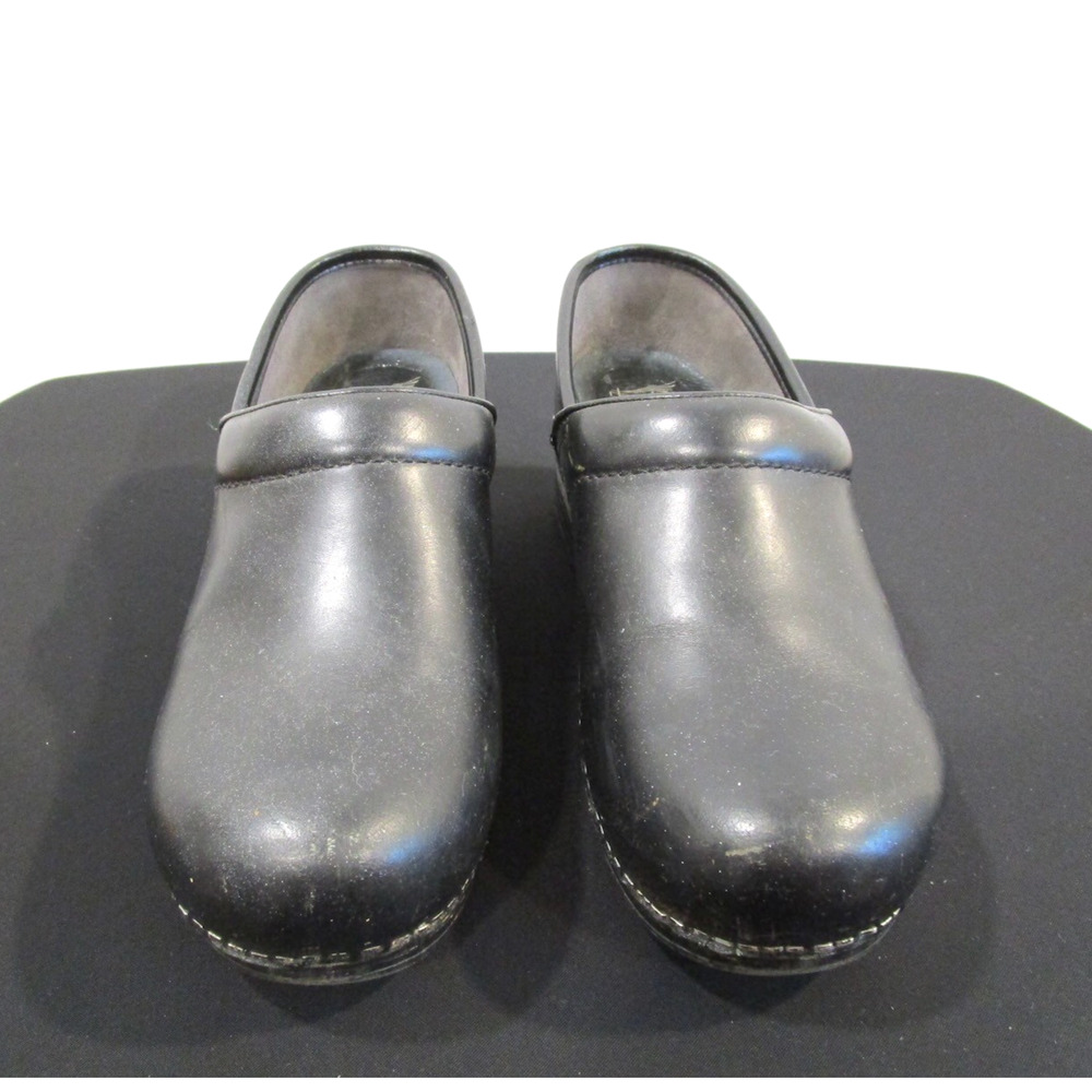 Dansko XP Professional Black Leather Clogs Shoes Women Sz 39 EU/ 8.5 US - Picture 2 of 9